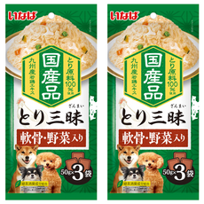 INABA 汪雞三昧餐包 DRP-27, 軟骨 + 蔬菜, 150g, 2個