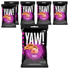 YAW 麵包脆條 煙燻培根口味, 50g, 6個