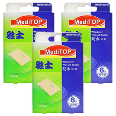 凱迪急救繃(未滅菌), 6片, 3盒