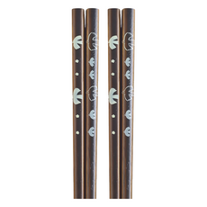 日本製 印花木筷, 1雙筷子, 小魚 游魚, 2組