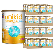 unikid 佑爾康 金貝親水解嬰兒配方 1號, 850g, 48罐