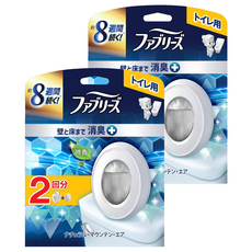 febreze 風倍清 日本原裝進口 廁所消臭芳香劑 6.3ml + 補充包 6.3ml, 2套, 12.6ml, 自然山林香氣