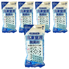 不動化學 薄型冰箱消臭劑 冷凍 藍色, 5個, 10g