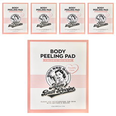 mom's Bath recipe 身體去角質墊 強效型 8入, 5個, 200ml