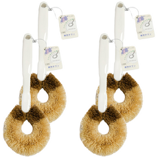 上龍 日式不沾油白棕鍋刷, TL-1775, 4個