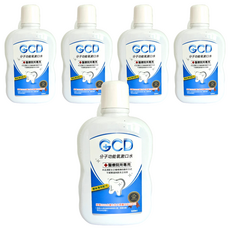 元琪 GCD分子功能氧漱口水, 5個, 530ml