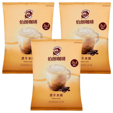 金車 MR.BROWN 伯朗咖啡 濃萃拿鐵三合一, 17.5g, 3套, 30個裝