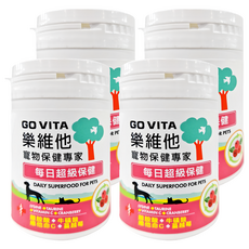 GO VITA 樂維他 每日超級保養 犬貓適用, 55顆, 健康護理, 4罐