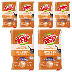 3M Scotch-Brite 日系3層海綿菜瓜布 混合層壓, 橘色, 2個裝, 3個