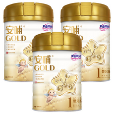neoangelac plus 新安琪兒 安哺 gold 嬰兒配方奶粉 0~1歲, 800g, 3罐