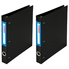 Databank 三田文具 大3孔D型經濟型專案夾納夾 3孔 658DS, 藍色, 2個