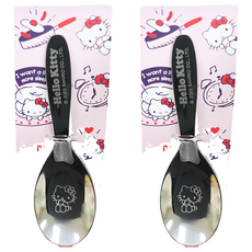 Hello Kitty 凱蒂貓 不鏽鋼湯匙, Hello Kitty下午茶, 2支
