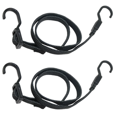 Wild Peak 野峰 扁平可調彈性繩 98g, 黑灰色