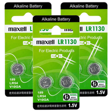 maxell 鈕扣電池 LR1130, 3個, 2個裝
