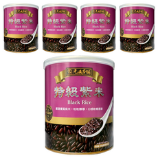 元歲本舖 特級紫米, 900g, 5個