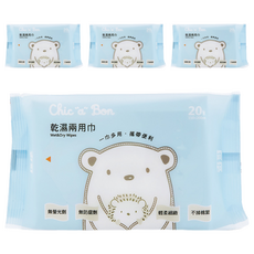 奇哥 Chic a Bon 乾濕兩用巾, 20張, 4包