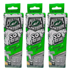 Turtle Wax 美國龜牌 卡通先生 車內清新除臭噴霧 強力消臭 54227, 3個, 57g