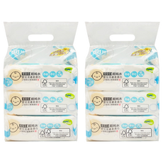 nac nac EDI 純水濕巾 掀蓋型, 264張, 2袋