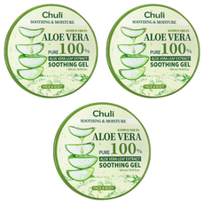 Chuli 初梨 舒緩保濕補水蘆薈凝膠, 3件, 300ml