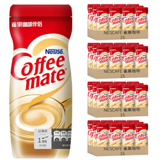 NESCAFE 雀巢咖啡 咖啡伴侶, 400g, 60瓶, 1瓶