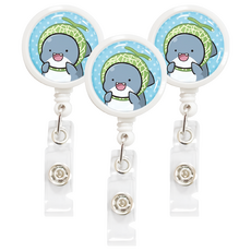 CCHING 青青文具 鯊西米 伸縮易拉扣, 藍色, 3個