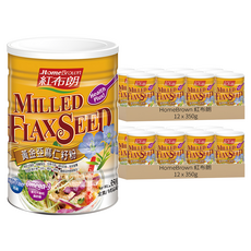 HomeBrown 紅布朗 黃金亞麻仁籽粉, 350g, 24罐