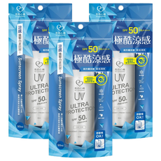 MY SCHEMING 我的心機 香氛涼感亮白防曬噴霧 SPF50+ PA++++, 3件, 90ml