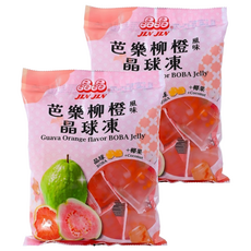 晶晶 芭樂柳橙味晶球凍, 370g, 2個