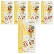 sun-star STICKYLE 攜帶型剪刀, 5個, 蜂蜜罐維尼