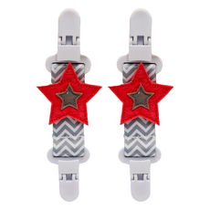 oceanbaby 手帕夾, 雙色小星星, 2個