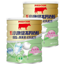 RED COW 紅牛 康健葉黃素初乳配方奶粉, 1.4kg, 2罐