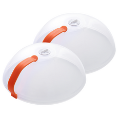 日式微波爐防濺油加熱蓋 135g, 升級版, 2個