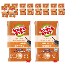 3M Scotch-Brite 日系3層海綿菜瓜布 混合層壓, 橘色, 2個裝, 6個
