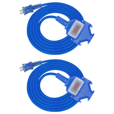 PowerSync 包爾星克 2P 1對3工業用動力延長線, 15m, 2條, 藍色