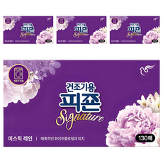 碧珍 Signature 烘衣機專用香氛柔軟紙 秘境之雨, 4個, 130片