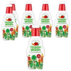 Veggie Wash 自然蔬菜水果洗潔劑, 6個, 946ml