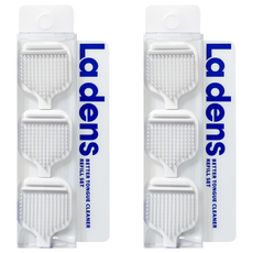 La dens 樂旦斯 舌苔刷補充包 3個 白色, 16g, 2組