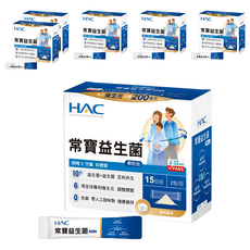 永信藥品 HAC 哈克麗康常寶益生菌顆粒包, 30包, 6盒