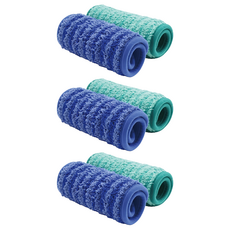 Rocktex 搖滾雞 超纖拖把替換布/拖把布 乾濕兩用 纖維拖把布/除塵拖把布/拖把替換布 RT-C3456 2條, 3組