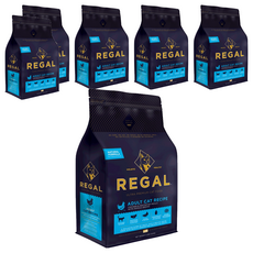 REGAL 芮格爾 貓糧, 雞肉 + 魚肉, 454g, 6袋