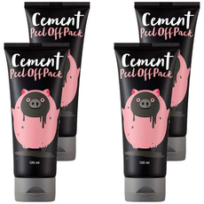 me.factory 小豬水泥撕拉面膜, 4個, 1個裝