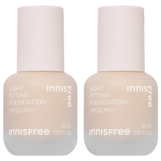 INNISFREE 台灣公司貨 輕薄透服貼粉底液 SPF20 PA++ 30ml, 2個, 23N
