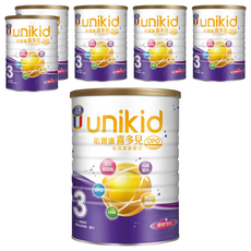 unikid 佑爾康 喜多兒幼兒成長配方OPO Premium 3號 1~3歲, 850g, 6罐