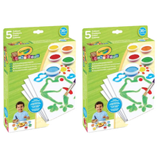 Crayola 繪兒樂 可水洗繪圖套裝, 2個, 混和顏色