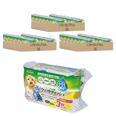 Life-do.Plus 99%純淨水寵物濕紙巾, 80張, 108包