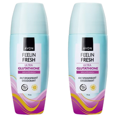 AVON 雅芳美白透亮制汗體香劑, 2個, 75ml