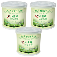 奇檬子 小黑絕防蚊香膏, 120g, 3個