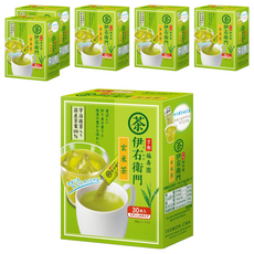 SunTORY 三得利 伊右衛門 速溶棒 玄米茶, 0.8g, 6個, 30個裝