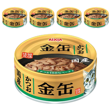AiXiA 金缶 2號, 鰹魚, 70g, 5罐