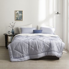 SesaOnline DK Allergy Care薄被, 藍灰色, 1個